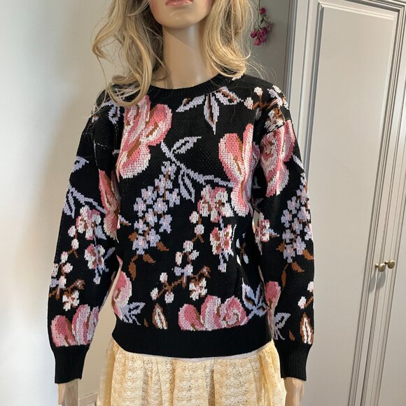 VINTAGE FLORAL PULLOVER Paloma Olguin - Picture 5 of 7